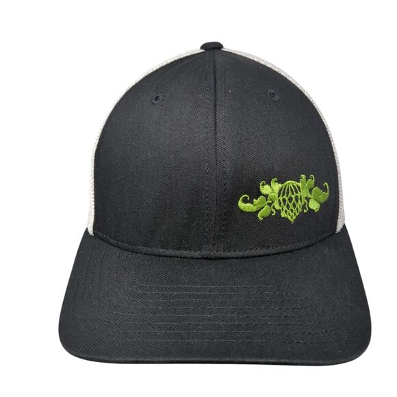 Wicked Weed Brewing Fitted Mesh Back Trucker Hat Black One Size Yupoong - Picture 1 of 8